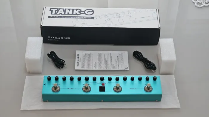 M-VAVE Pedaleira Tank-G, Nova, Completa na Caixa
