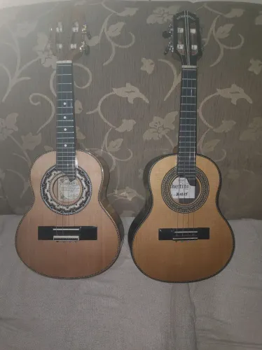 2 cavaquinhos topppppp Emerson luthier Cedro especial 2025 e Schettini jacarandá 