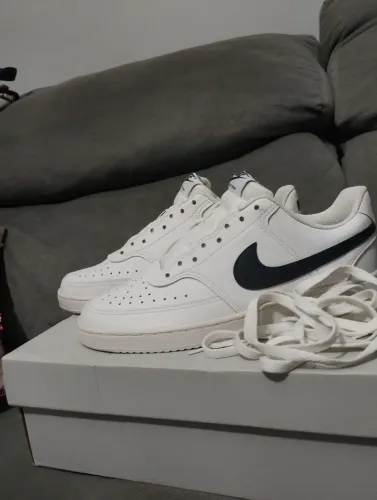 Tênis Nike Couro Vision branco tamanho 40