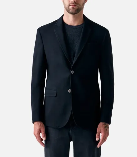 Blazer Oficina Reserva Malha Azul Marinho 