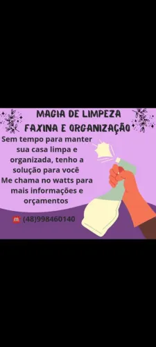 Diarista - faxina e organização