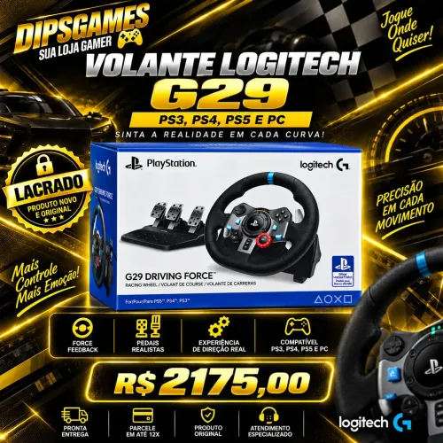 Volante Logitech G29(Lacrado)
