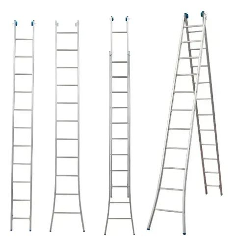 Escada De Alumínio Extensiva 2 X 11 - 22 Degraus Alumasa