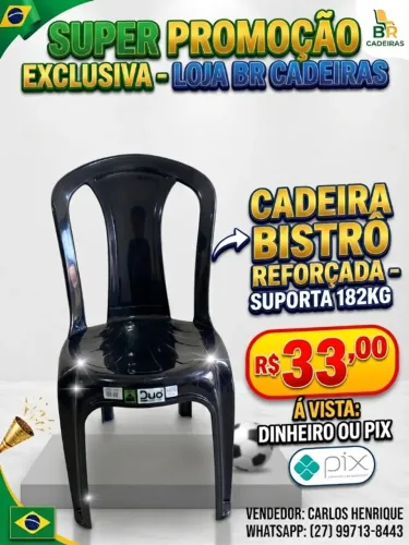 Cadeira Plástico á preço de Fabrica