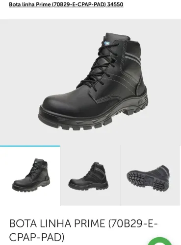 Bota de segurança marluvas 42