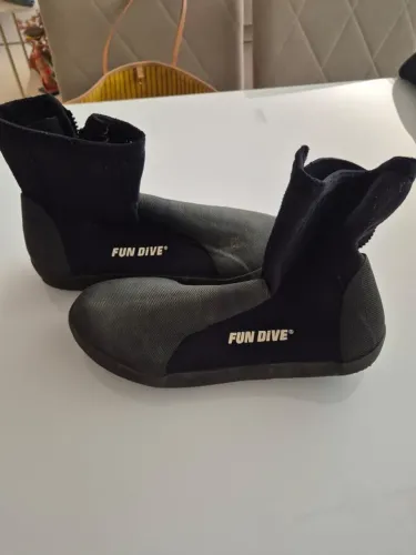 Bota de Mergulho Fun Dive 5mm de Neoprene com ziper