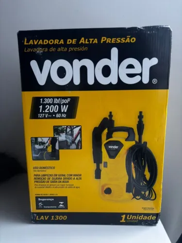 Lavadora de Alta Pressão Vonder 1300 IBF / NOVA