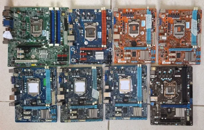 7 PLACAS MÃE 1155 DESKTOP COM DEFEITO