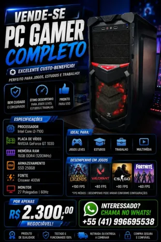 ? PC Gamer + Monitor 27"