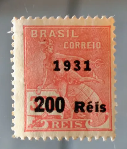 Selo postal - vovó aviação -300/200 reis - 1931