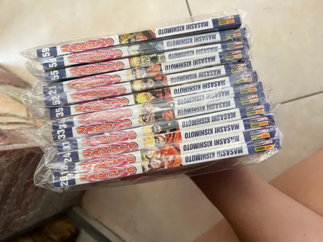 12 volumes mangá naruto pocket novo