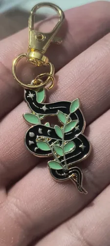 Chaveiro Feminino Cobra Preta