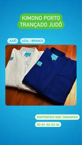 Kimono Porto trançado Judô (JUDOGUI) - A0-A1-A2-A3-A4-A5