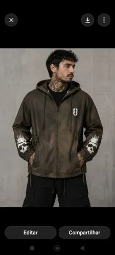 Corta vento masculino da marca order plus 