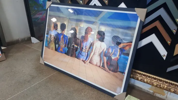 Quadro Pink Floyd assinado