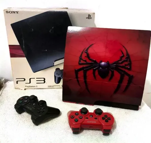 Ps3 Slim C/ Caixa e + de 14 Mil Jogos - Ac cartão