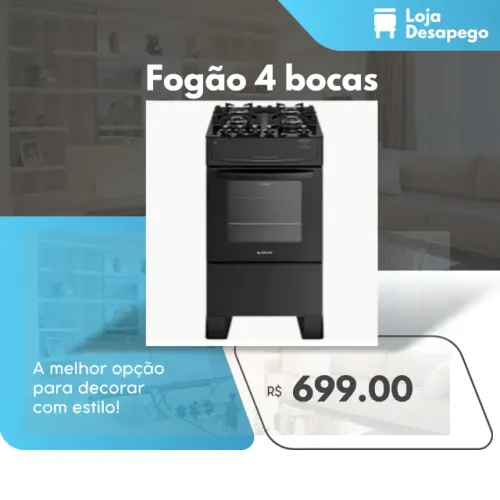 Fogão 4 bocas
