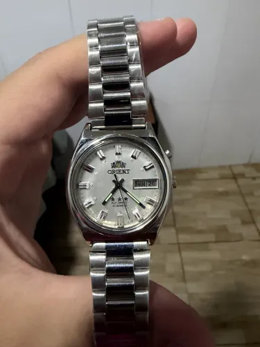 Relógio Orient 3 Estrelas Automático 21 Jewels - Anos 70 - Revisado - Pulseira Nova