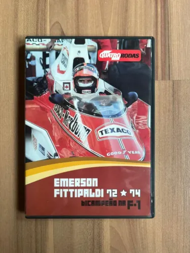 DVD Quatro-Rodas Emerson Fitpaldi 72 - 74: Bicambeão na F1