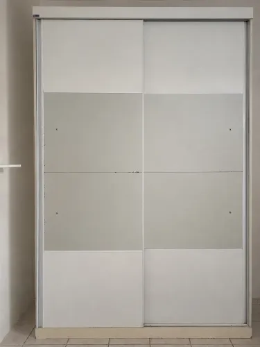 Guarda roupa duas portas de vidro