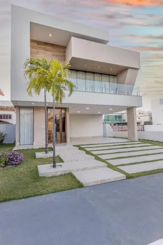 Casa à venda no Condomínio Costa Marina -4/4 | 3 suítes | Frente Leste | Área gourmet e pi