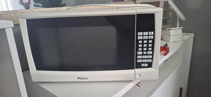 Microondas com defeito