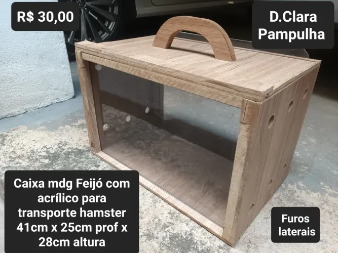 Gaiola para hamsteers transporte 