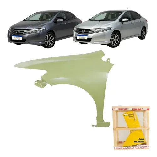 Paralama Honda City 08 09 10 11 12 13 14 Novo Le