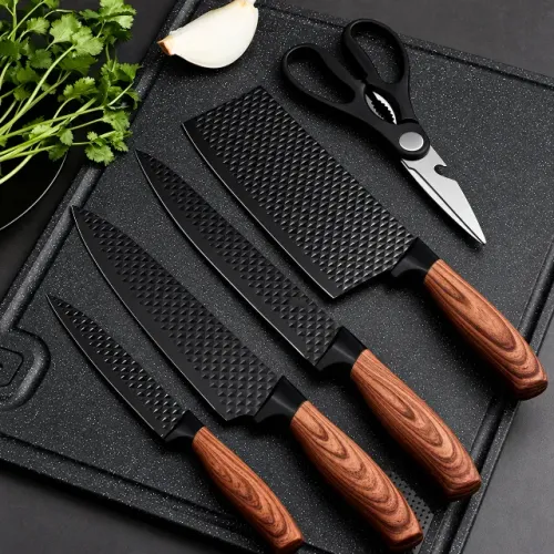 Kit Facas Inox 6 peças