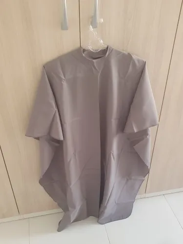 Kit 2 capas grandes de cortar cabelo - cor cinza