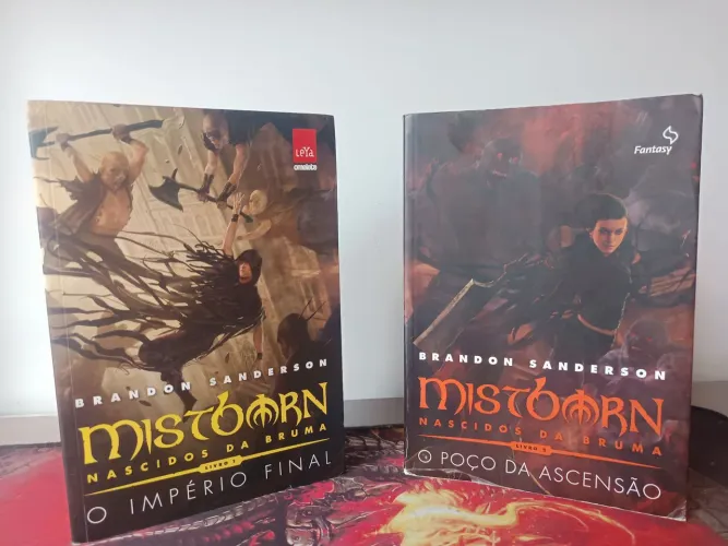 Mistborn Livro 1 e 2, primeira edição - O Império Final e O Poço da Ascensão