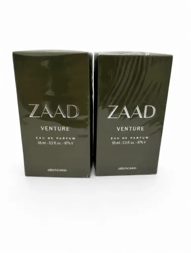 Kit 2 Perfumes Zaad Venture Eau de Parfum 95ml Cada - O Boticário