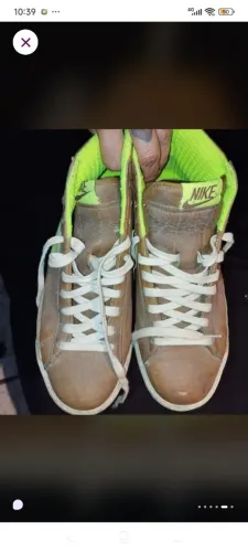 Tênis Nike vintage em couro legítimo raridade