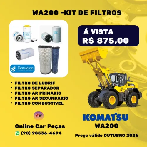 KOMATSU WA200 - KIT DE FILTROS