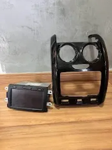 Multimídia Nave Original Duster 2015, 2016, 2017, 2018 e 2019 com moldura