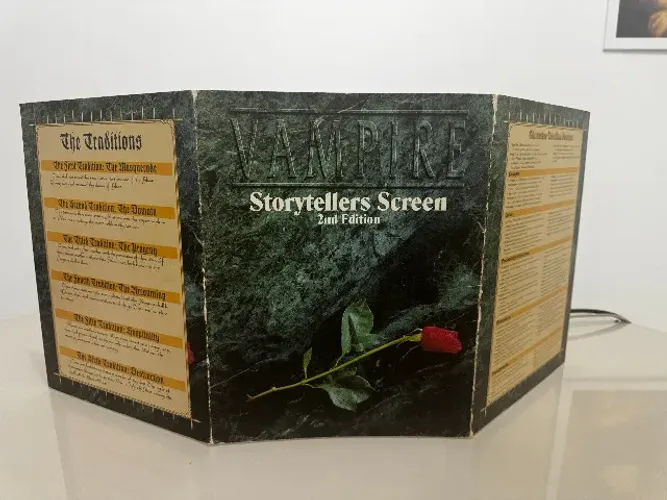RARÍSSIMO Storyteller Screen Vampire The Masquerade Escudo de Narrador