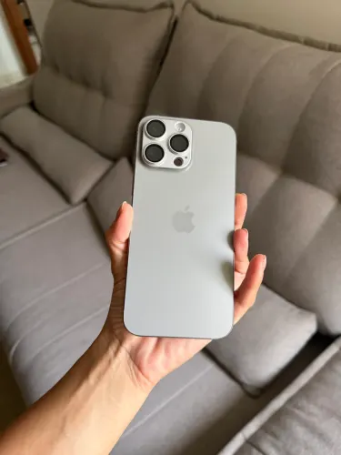 iPhone 16 Pro Max 1TB Titânio Natural | Impecável