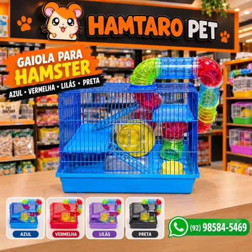 Gaiola para hamster, vários modelos a pronta entrega!