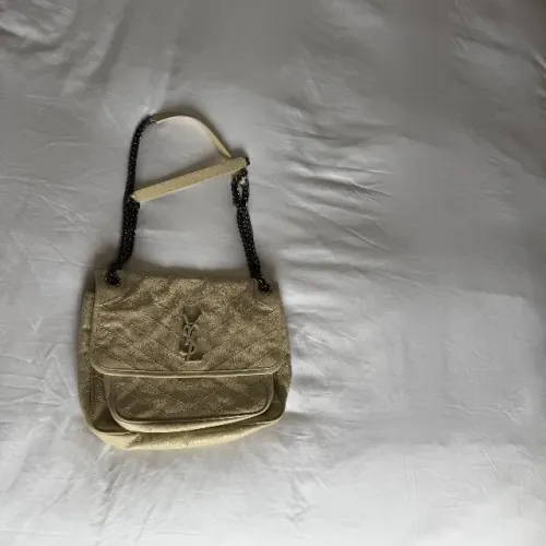 Bolsa YSL (Saint Laurent) Original -  Bege - Oportunidade