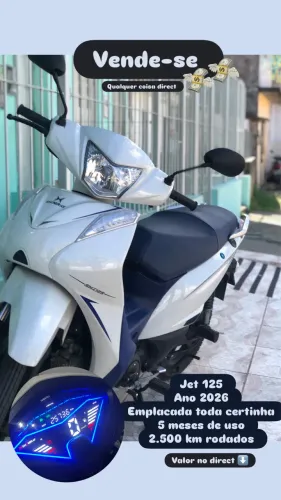 Vende-se jet 125 2026 5 meses de uso