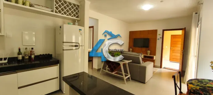 Apartamento Mobiliado Apenas 250 Metros da Praia de taperapuan