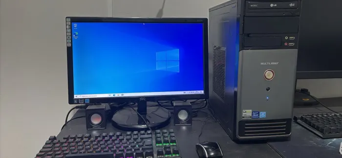 PC Completo Intel Pentium + Monitor AOC 75Hz + Periféricos (Pronto para Uso)