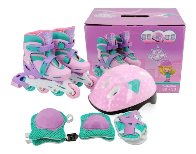 Patins Roller infantil menina 
