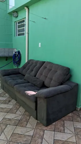 Sofá retrátil reclinável 