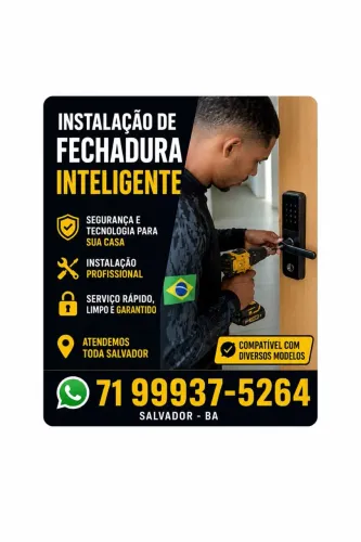 Instalação de fechadura digital