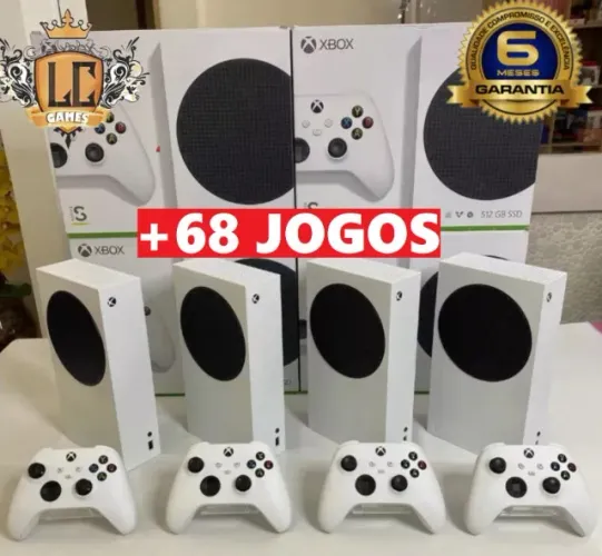 XBOX SERIES S 512GB + 78 JOGOS TOP + GARANTIA O6 MESES + BRINDES ( LOJA FISICA )