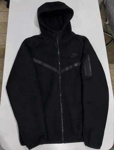 jaqueta nike tech fleece preta