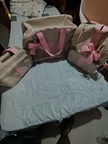 Kit com 3 bolsas de maternidade