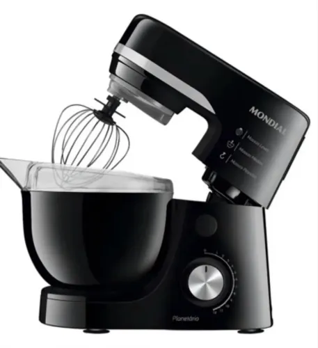 Batedeira Planetária Mondial 700w Bp-03-b Preto