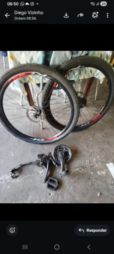 Duas kalhas aro 29 com a macha